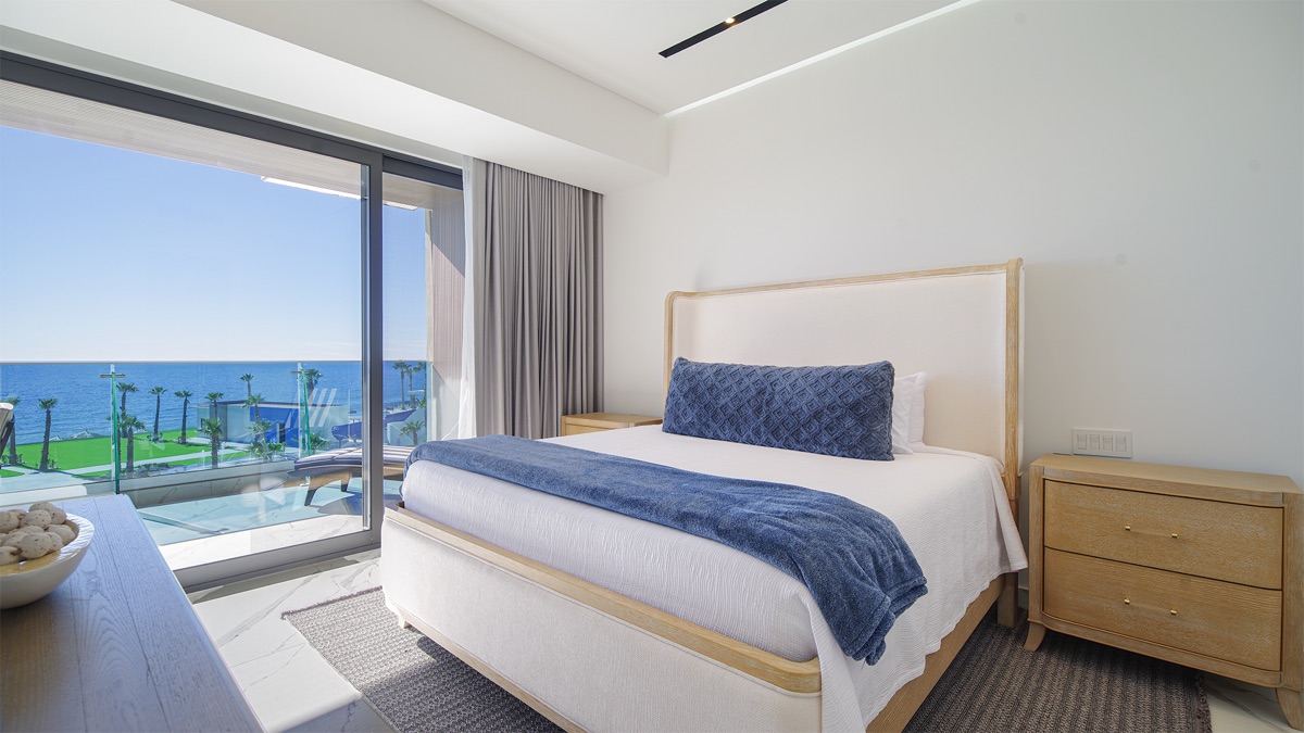 Primary bedroom with ocean view
